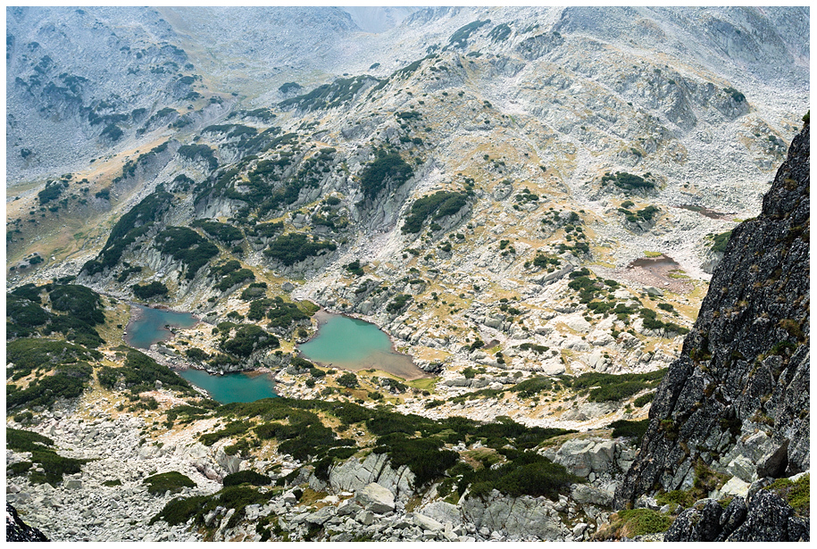 Краледворските езера, гледка от в. Джангал